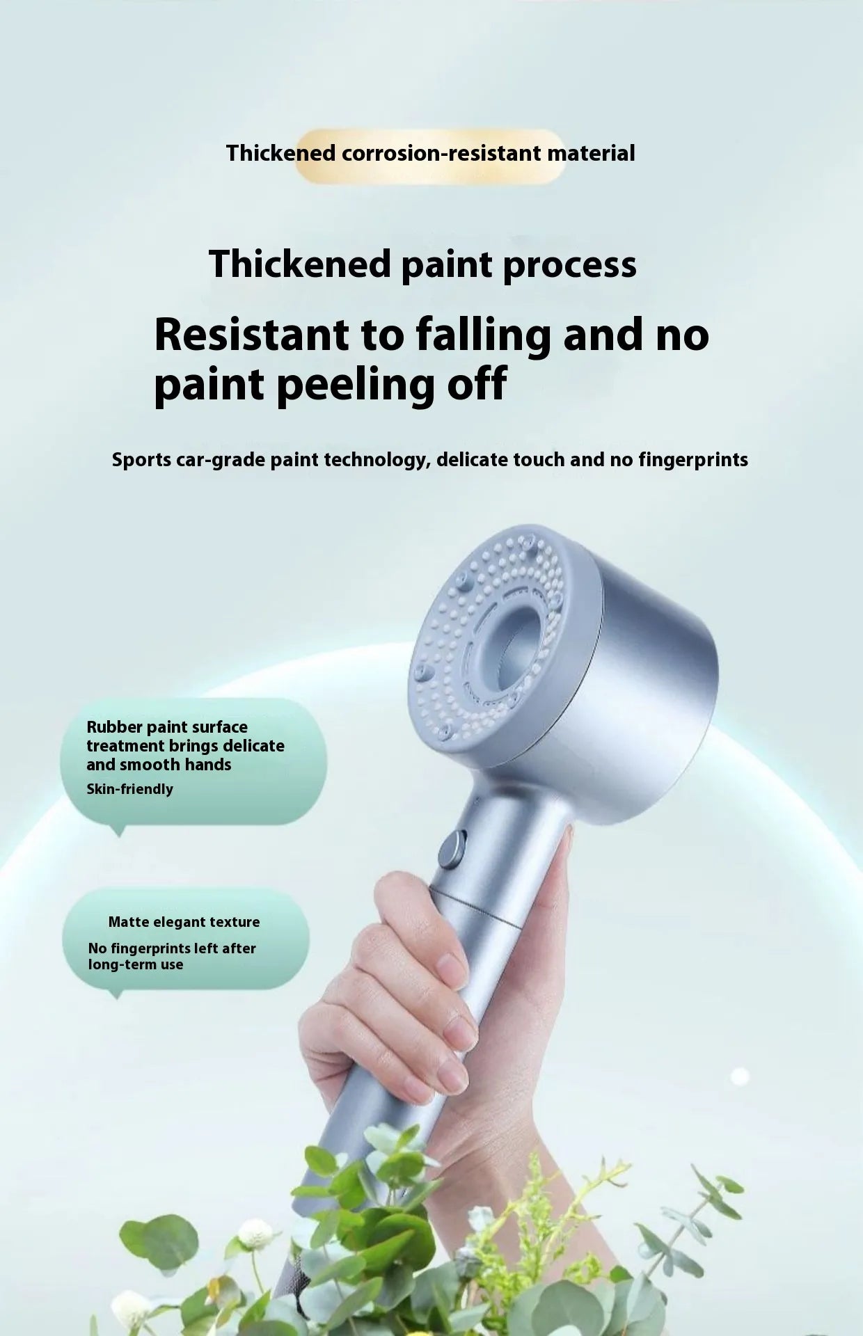 Aqua Guard Filtered Shower Head — Softer Water in 60 Seconds