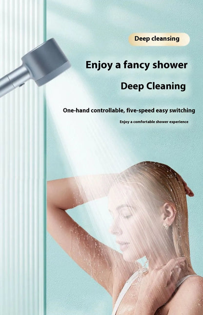 Aqua Guard Filtered Shower Head — Softer Water in 60 Seconds