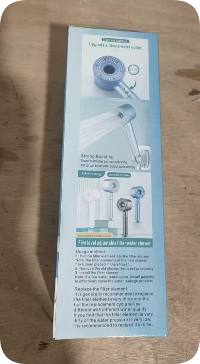 Aqua Guard Filtered Shower Head — Softer Water in 60 Seconds